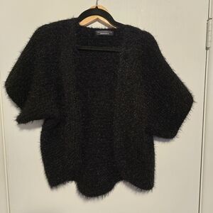 Simons Black Fuzzy Sweater